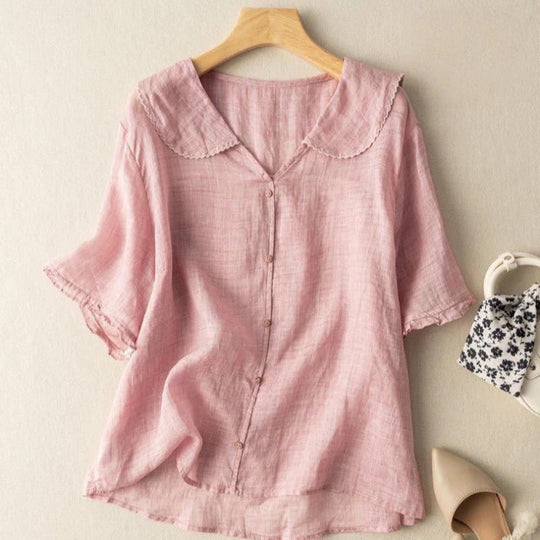 DVTL | Angela Linen Blouse