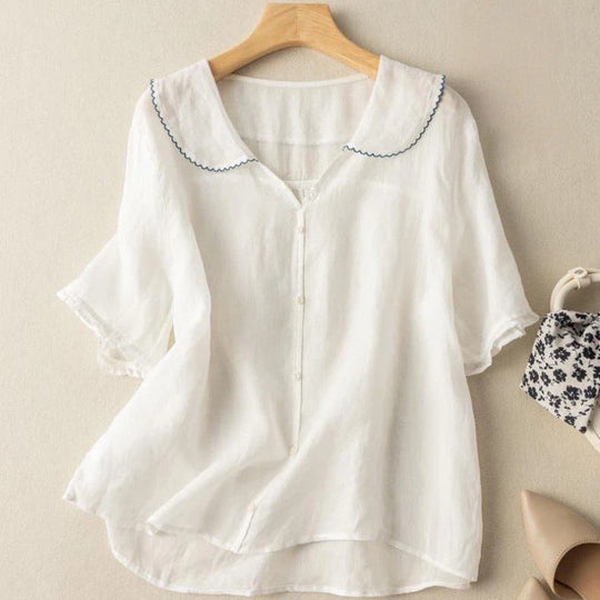DVTL | Angela Linen Blouse