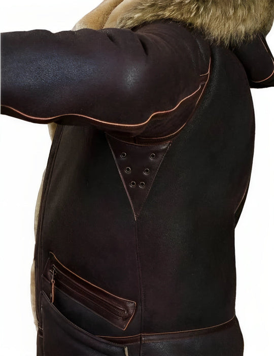 Detlef - Luxe Winter Jacket in Sheepskin Style | Last Day 80% Off!