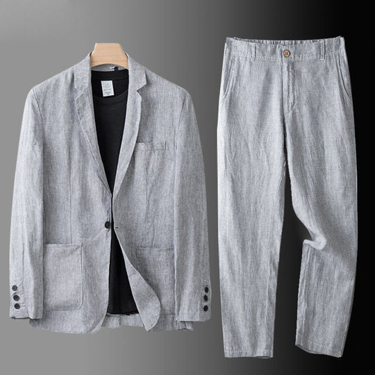 DVTL | Gio Cotton Linen Suit Set