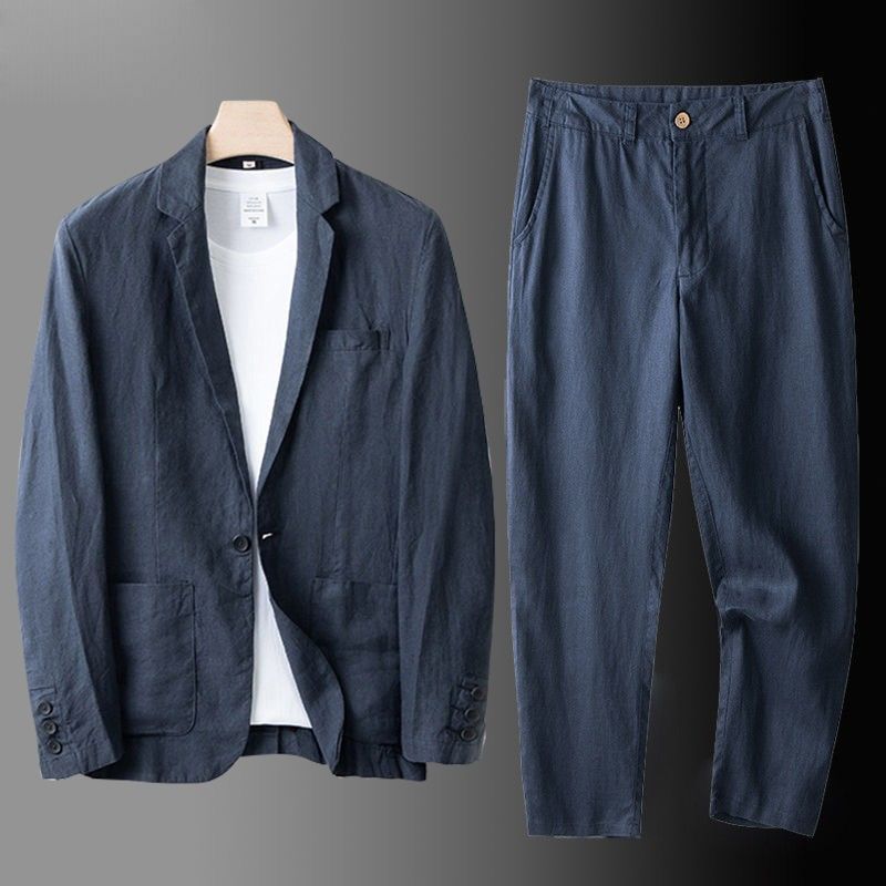 DVTL | Gio Cotton Linen Suit Set