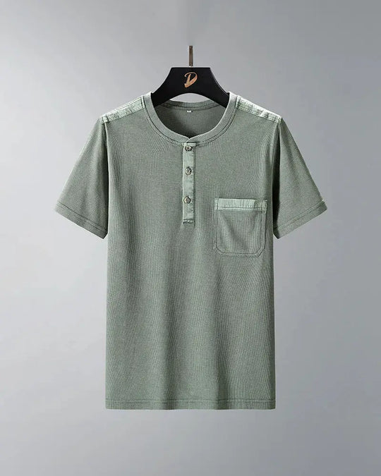 Dionos Waffle Knit Henley