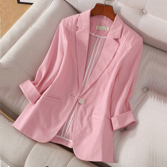 DVTL | Elena Linen Blazer