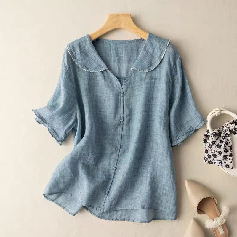 DVTL | Angela Linen Blouse
