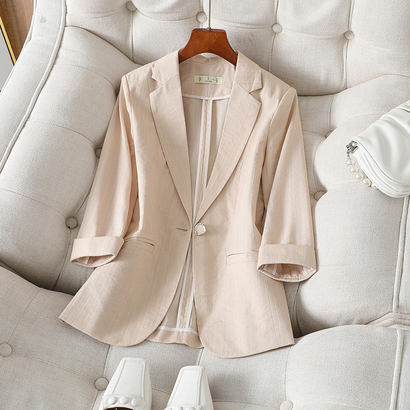 DVTL | Elena Linen Blazer