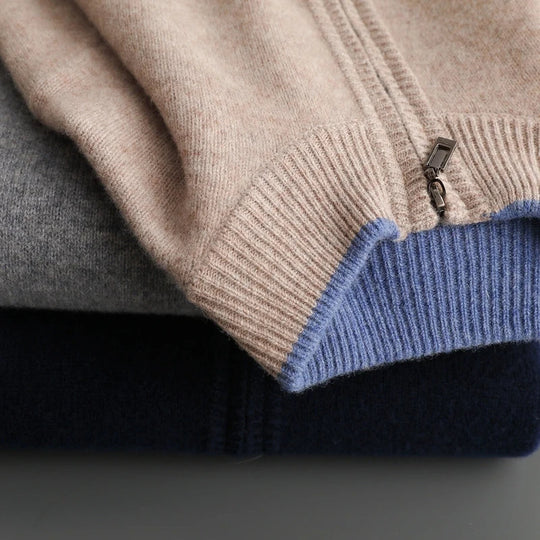 Rocco | Pure Cashmere Zip Jacket