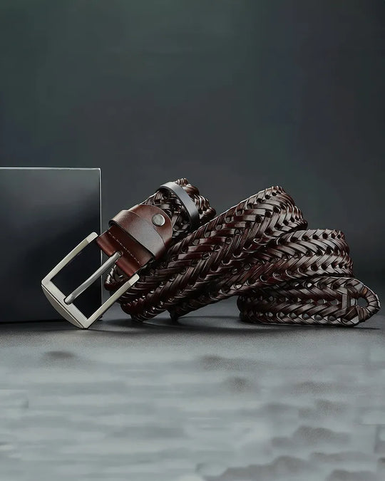 Braided Cowhide Belt
