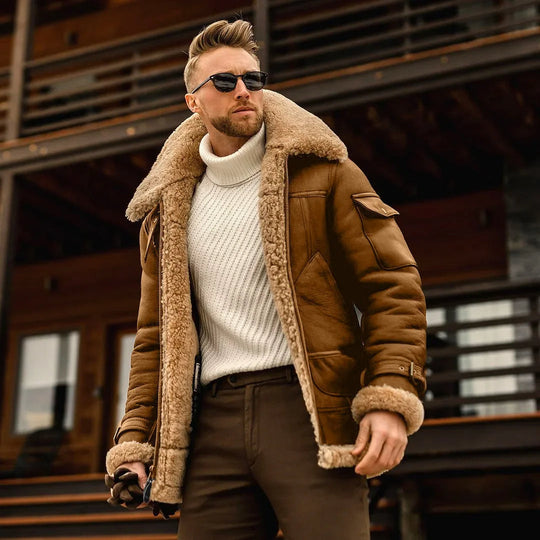 Franklyn – Casual Luxe and Thick Leather Jacket | Last Day 80% Off!