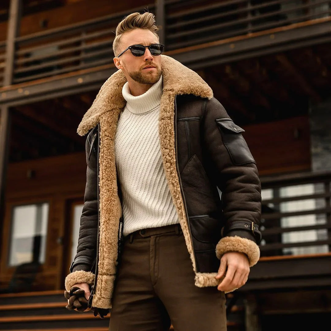 Franklyn – Casual Luxe and Thick Leather Jacket | Last Day 80% Off!