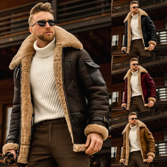 Franklyn – Casual Luxe and Thick Leather Jacket | Last Day 80% Off!