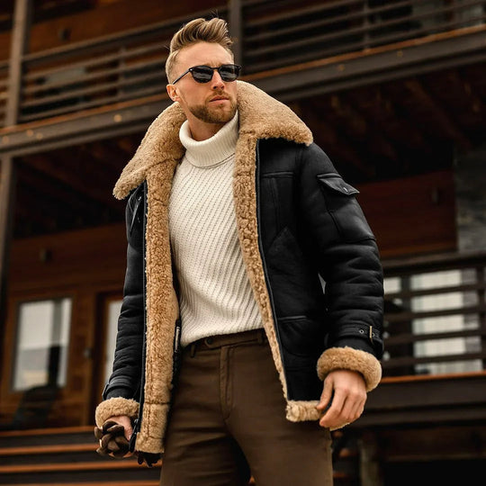 Franklyn – Casual Luxe and Thick Leather Jacket | Last Day 80% Off!