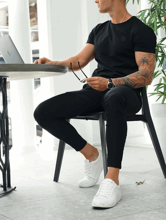 Noa Stretch Pants - Schwarz
