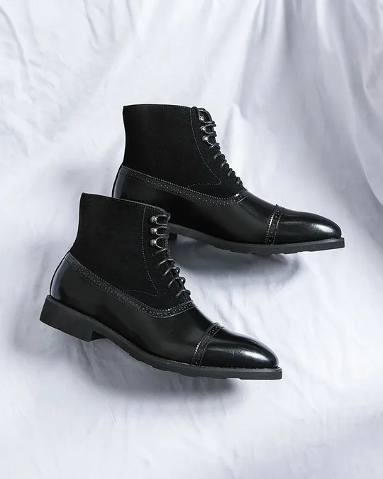 Los Muertos Leather Lace-Up