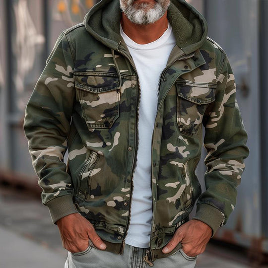 Arnoldo I Jas With Camouflage Pattern - Last Day 50% Off!